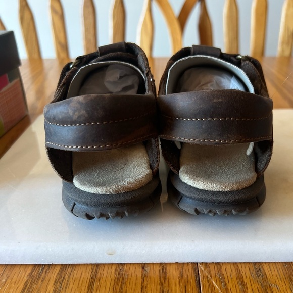 Stride Rite Angler Brown Leather Fisherman’s Sandals - Kids size 2M - Picture 3 of 5